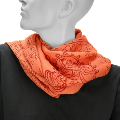 Ramnami Scarf - Saffron Orange