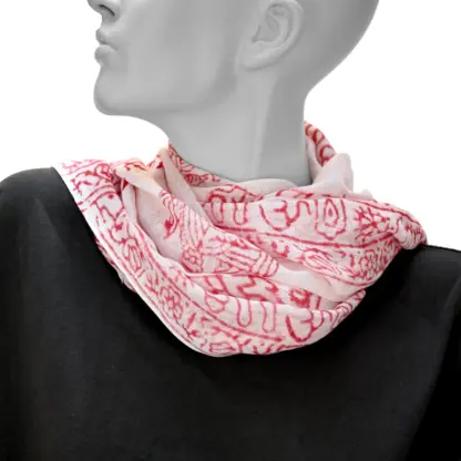 Ramnami Scarf - White