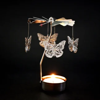 Spinning Candle Holder Butterfly