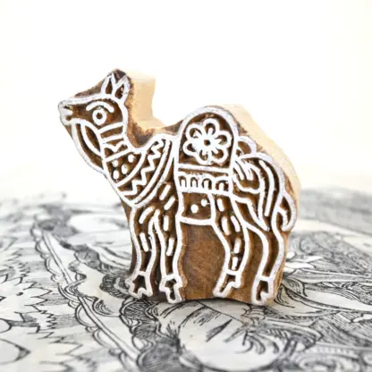 Camel Woodblock Stamp