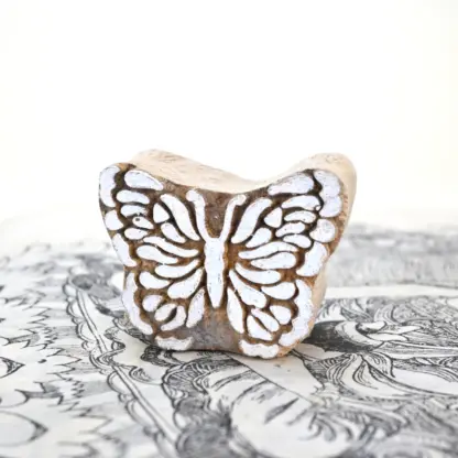 Butterfly Woodblock Stamp