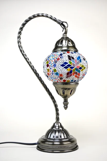 Turkish Mosaic Lamp Swan Neck