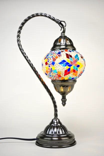 Turkish Mosaic Lamp Swan Neck