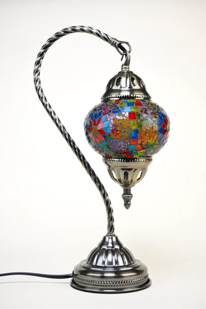 Turkish Mosaic Lamp Swan Neck