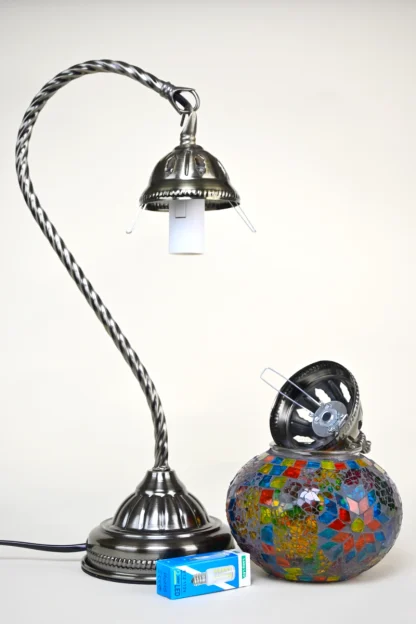 Turkish Mosaic Lamp Swan Neck