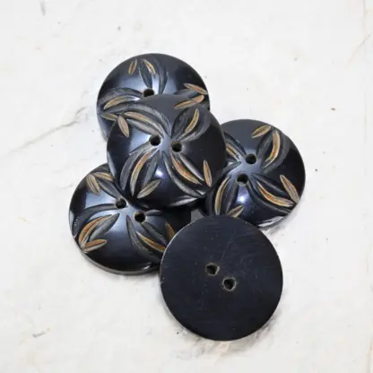 Water Buffalo Horn Buttons