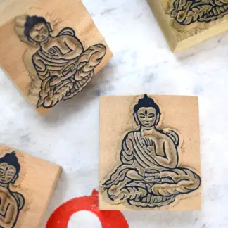 Nepali Woodblock Stamp S Buddha