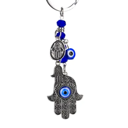 Evil Eye Hamsa Keychain