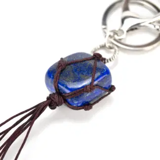 Lapis Lazuli Chakra Stone Keychain