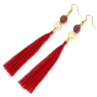 Rudraksha Good fortune Earrings