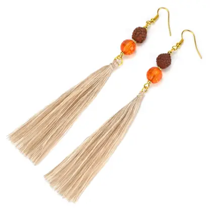 Rudraksha Good fortune Earrings