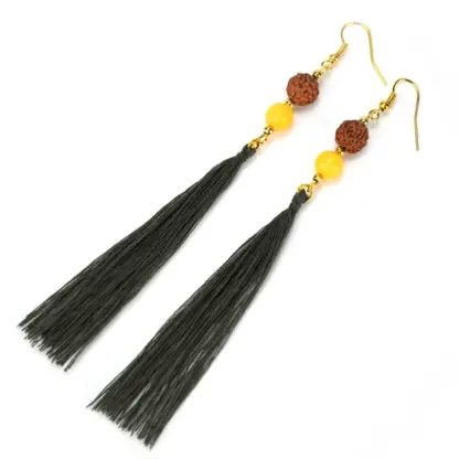 Rudraksha Good fortune Earrings