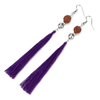 Rudraksha Good fortune Earrings