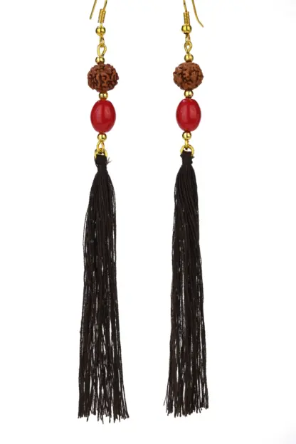 Rudraksha Good fortune Earrings