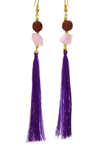 Rudraksha Good fortune Earrings