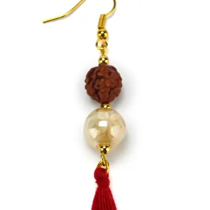 Rudraksha Good fortune Earrings