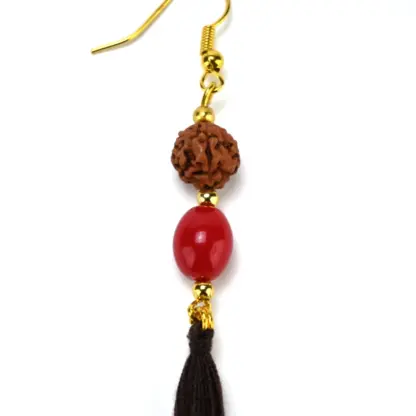 Rudraksha Good fortune Earrings