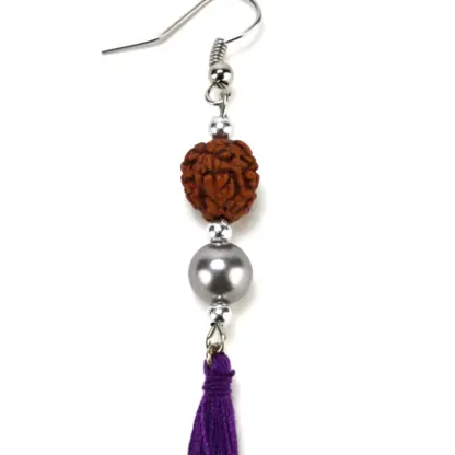 Rudraksha Good fortune Earrings