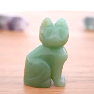 Aventurine Sitting Cat