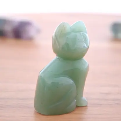 Aventurine Sitting Cat