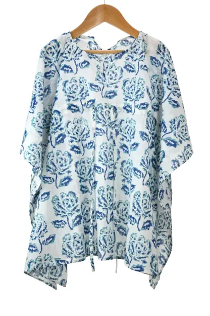 Kids Soft Cotton Kaftan Blue