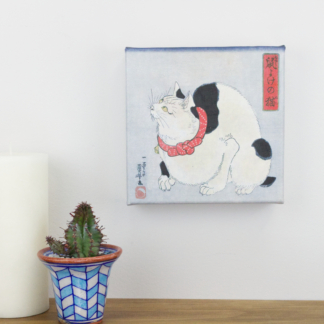 6” Art Canvas- Rat Guard Cat by Utagawa Kuniyoshi