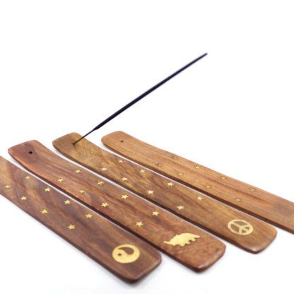 Wooden Incense Holder With Incense Stick